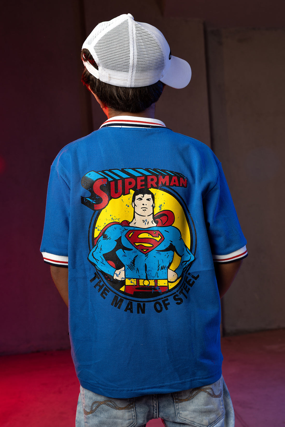 Boys' Superman Polo Shirt – Embroidered Logo