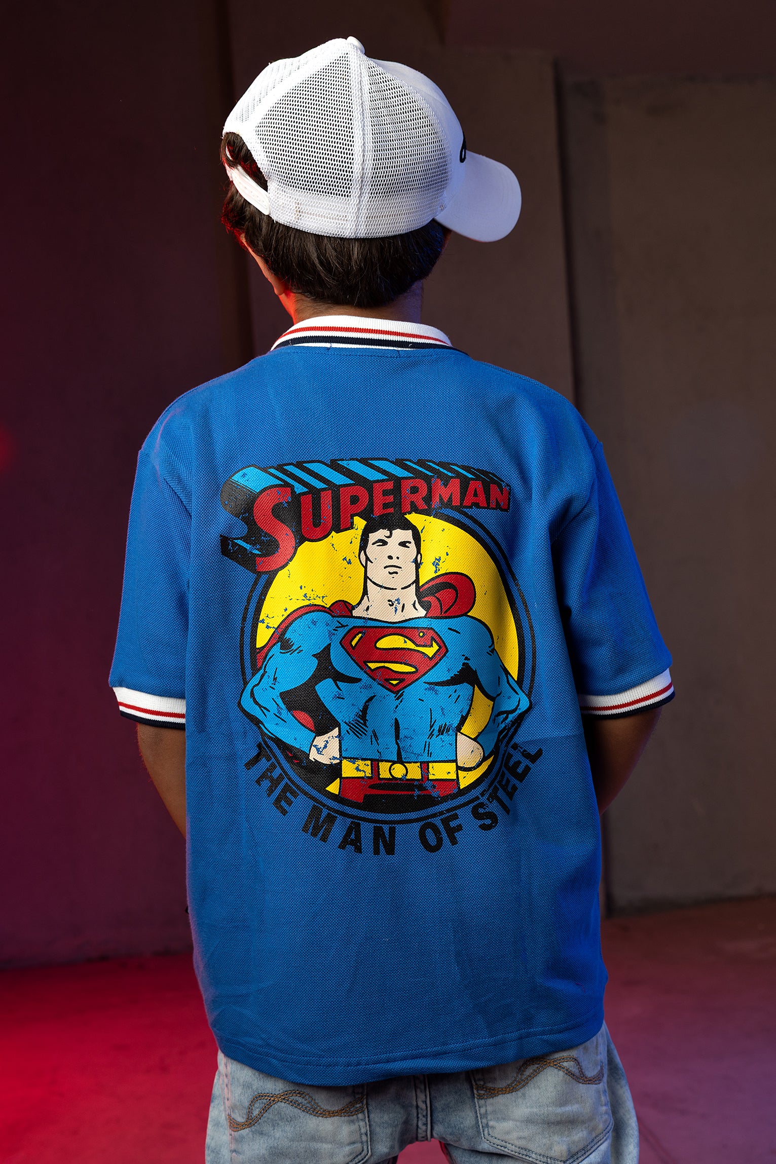 Boys' Superman Polo Shirt – Embroidered Logo
