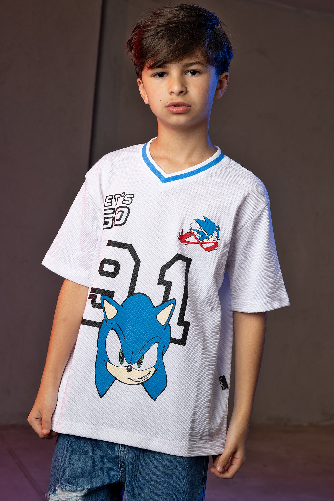 Boys' Sonic T-Shirt – Let's Go Graphic Print