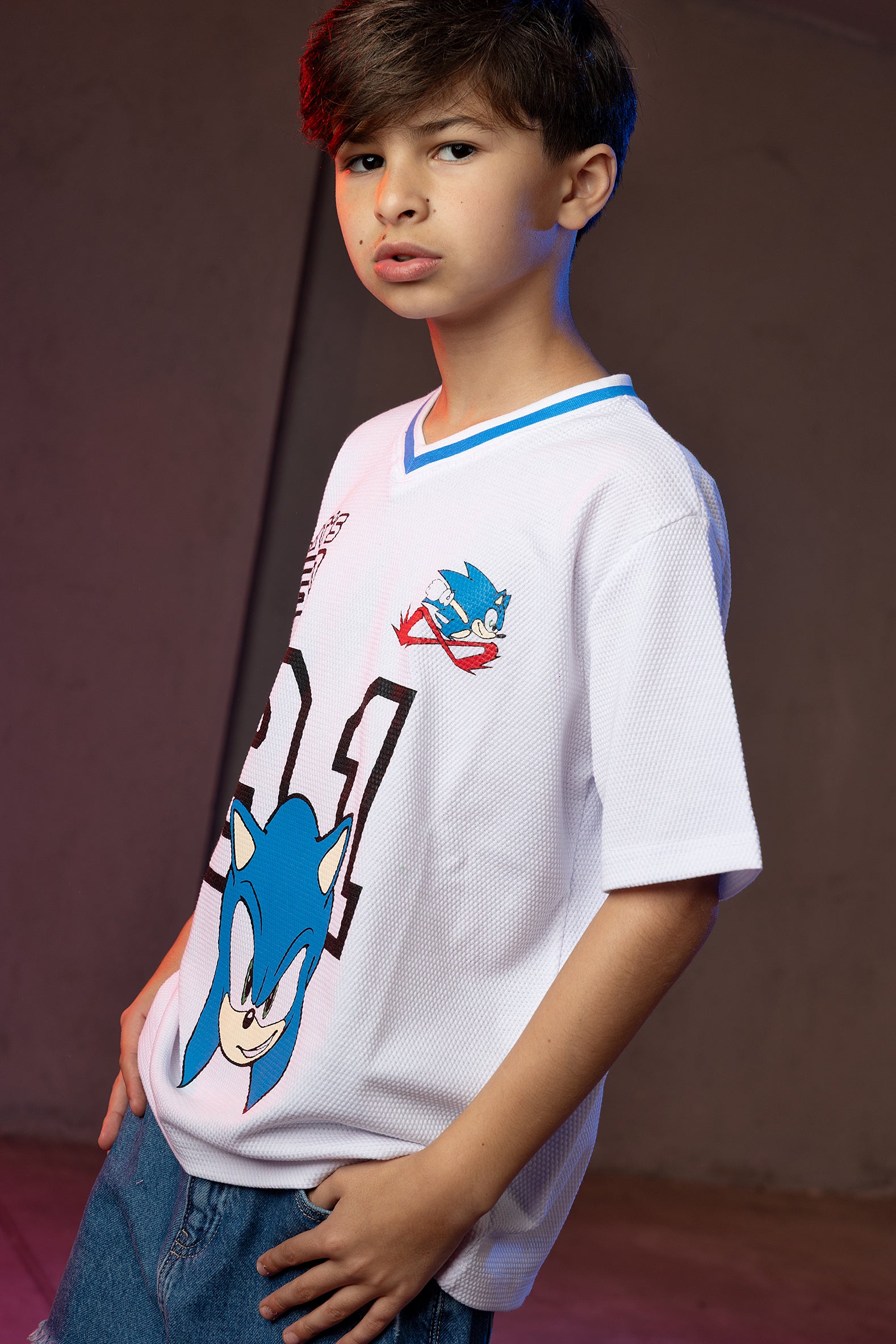 Boys' Sonic T-Shirt – Let's Go Graphic Print