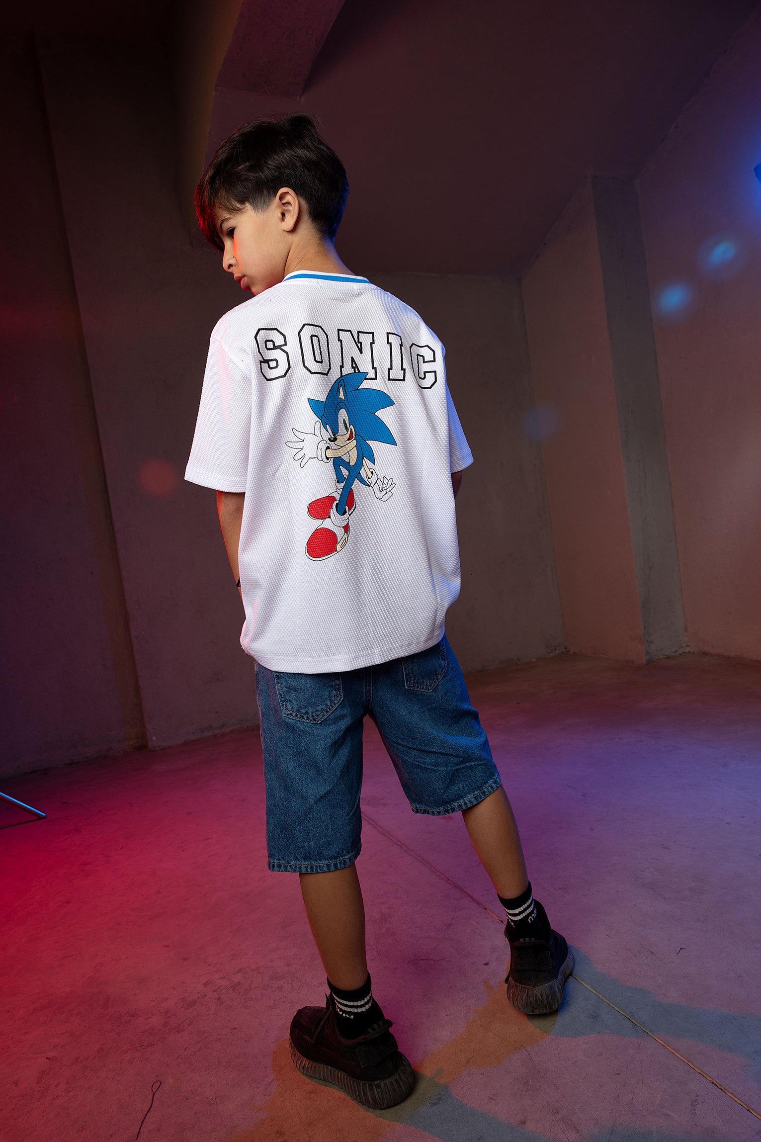 Boys' Sonic T-Shirt – Let's Go Graphic Print