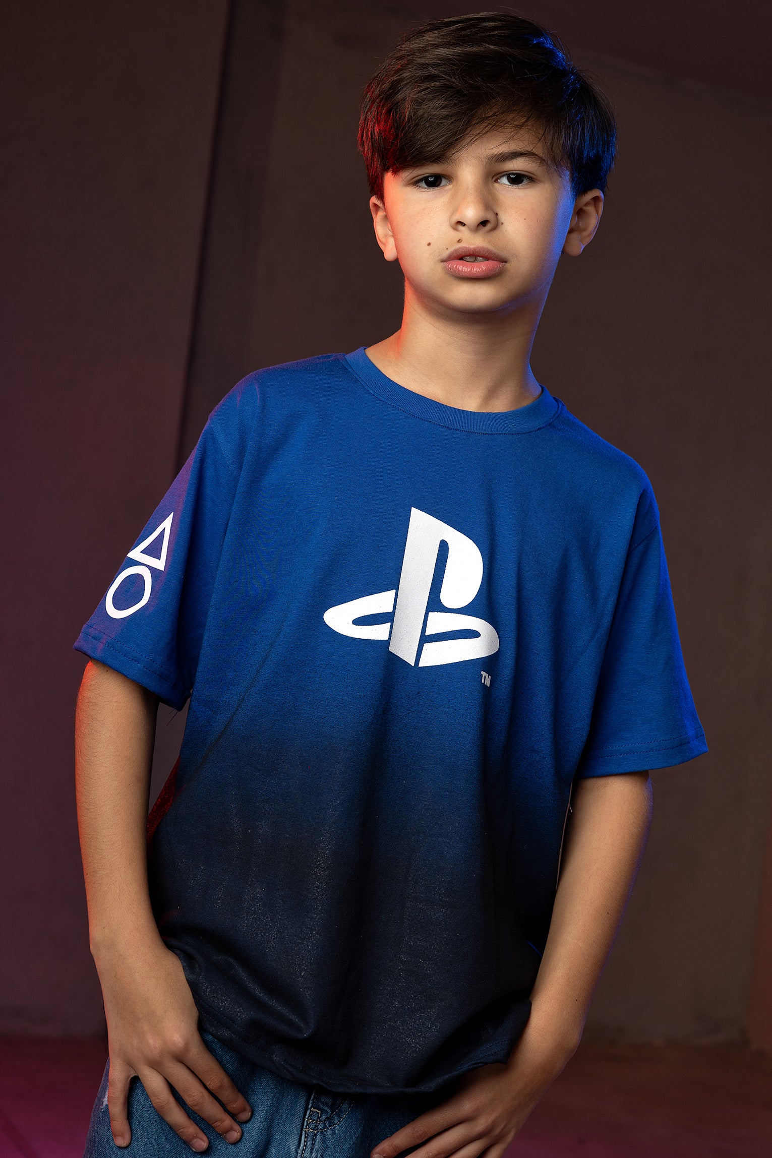 Boys' PlayStation T-Shirt – Gaming Logo Graphic Print