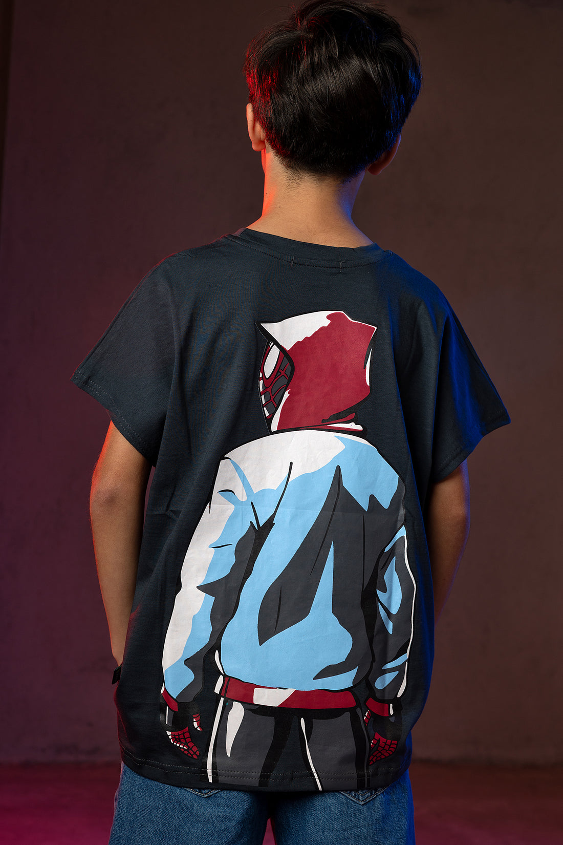 Boys' Spider-Man T-Shirt – Miles Morales Graphic Print