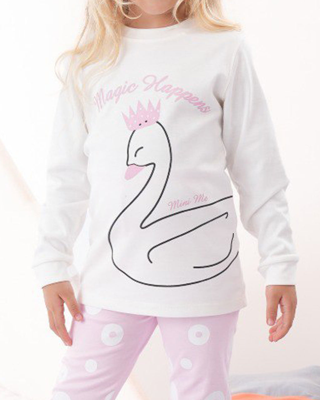 Swan Princess cotton Pajama Set