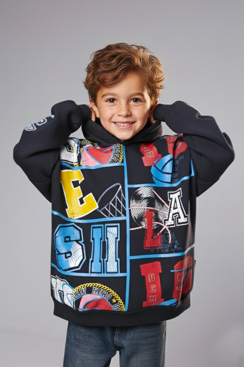 Kids LA Varsity Graphic Hoodie K – Sporty Street Style kids