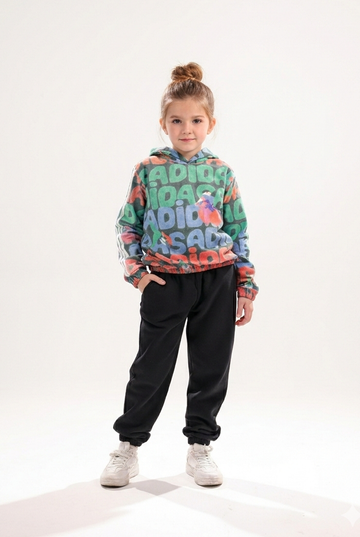 Kids Bold Graphic Hoodie waterproof & Padded Kids &  melton pant k