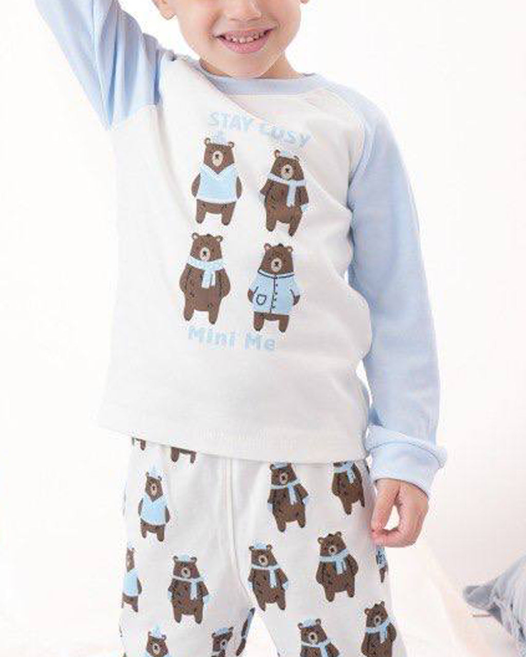 Frosty Nights Bear cotton Pajamas