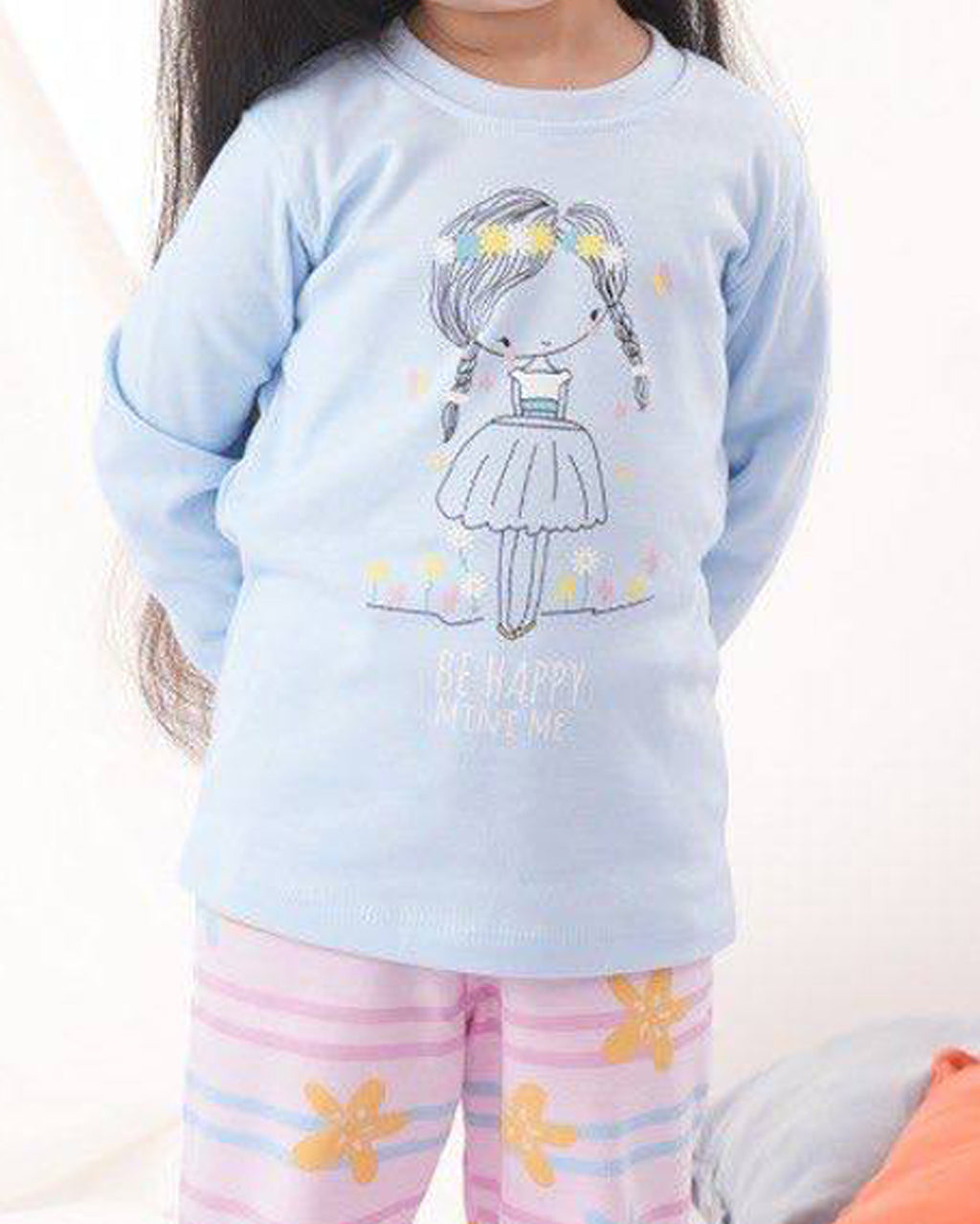 Sweet Doll cotton Pajama– Pastel Blue & Pink
