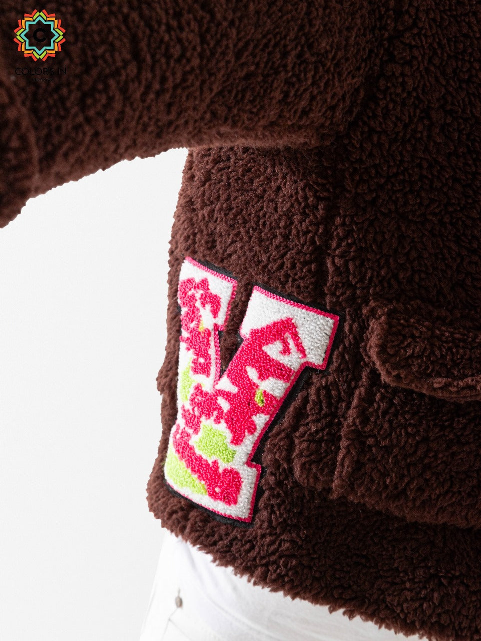 Girls’ Fleece Jacket – Chocolate Brown