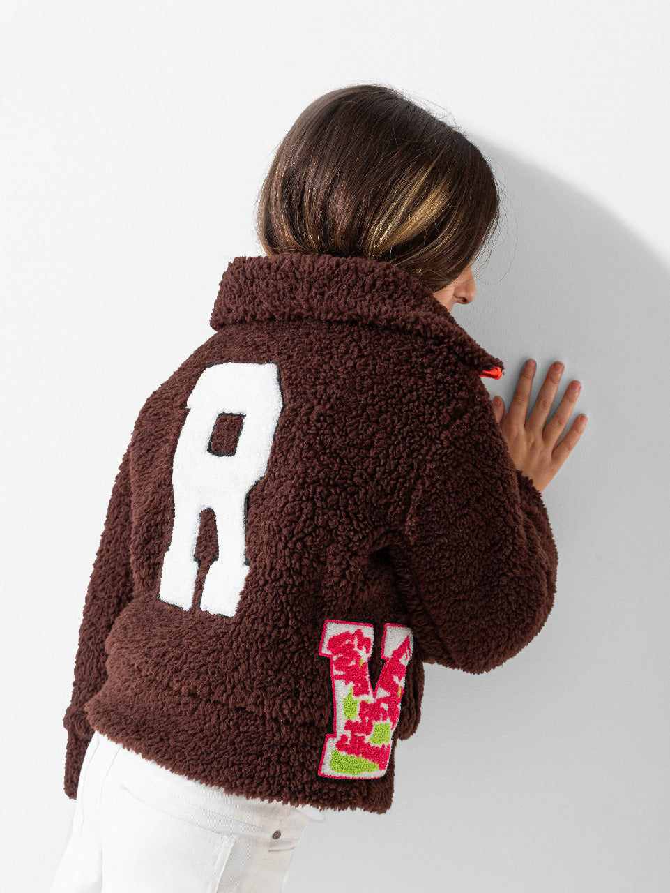 Girls’ Fleece Jacket – Chocolate Brown