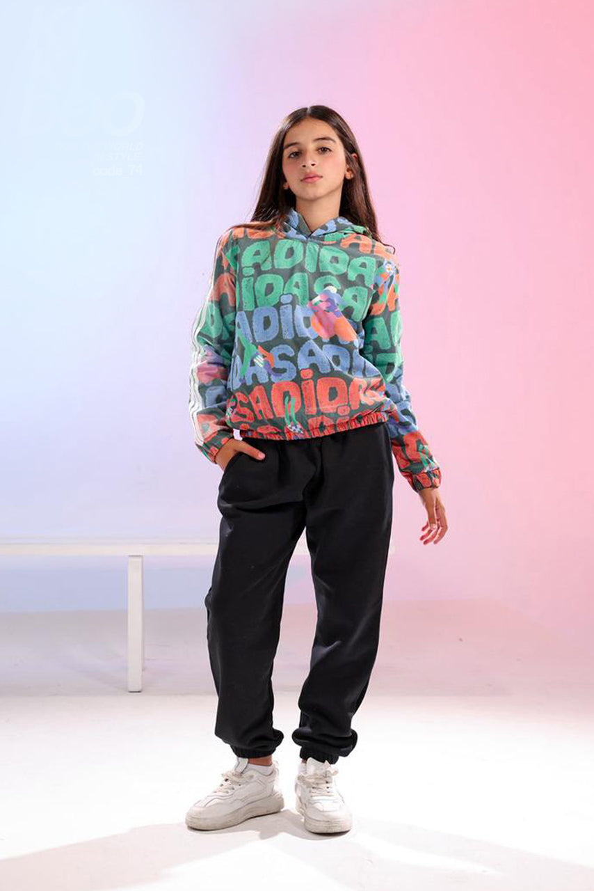 Kids Bold Graphic Hoodie waterproof & Padded Kids &  melton pant