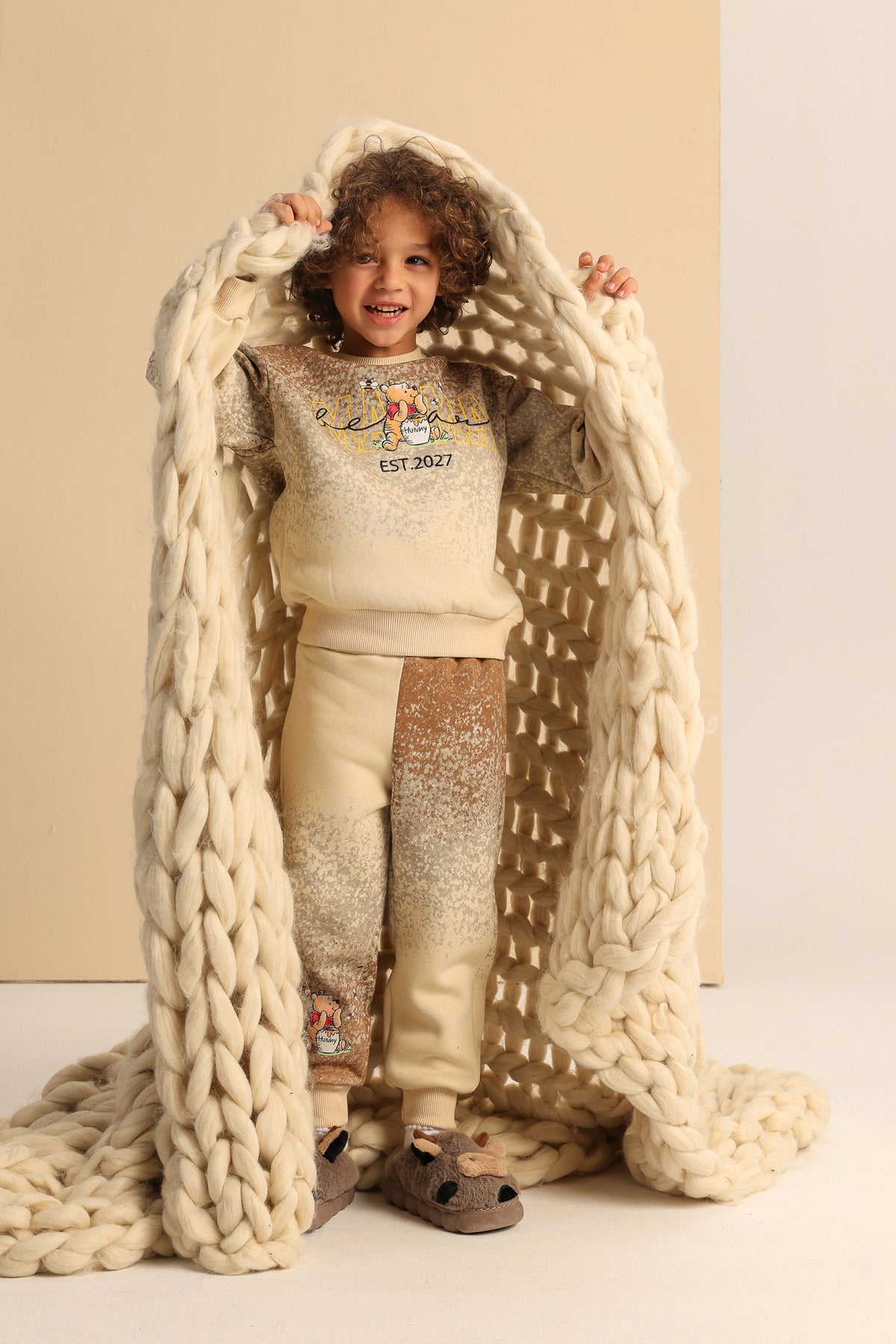 Cozy Graphic Set – Beige