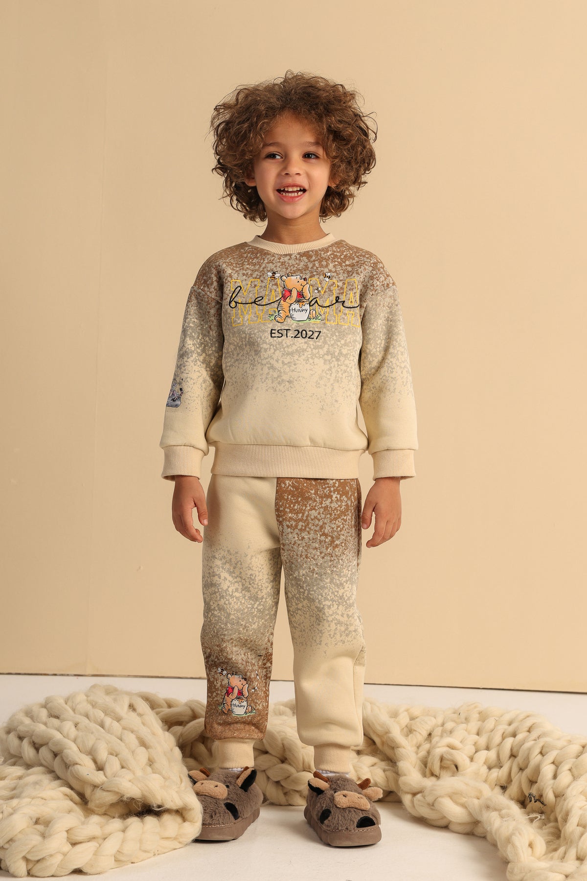 Cozy Graphic Set – Beige