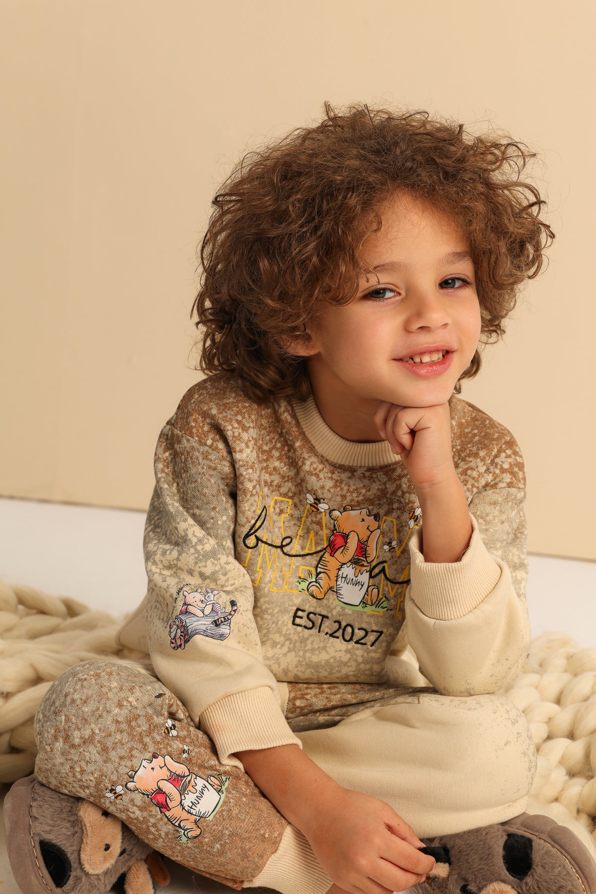 Cozy Graphic Set – Beige