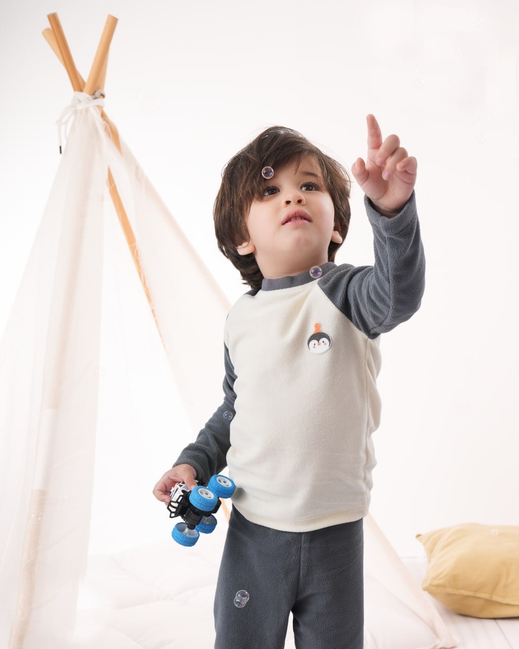 Comfy Boys Fleece Pajama Set