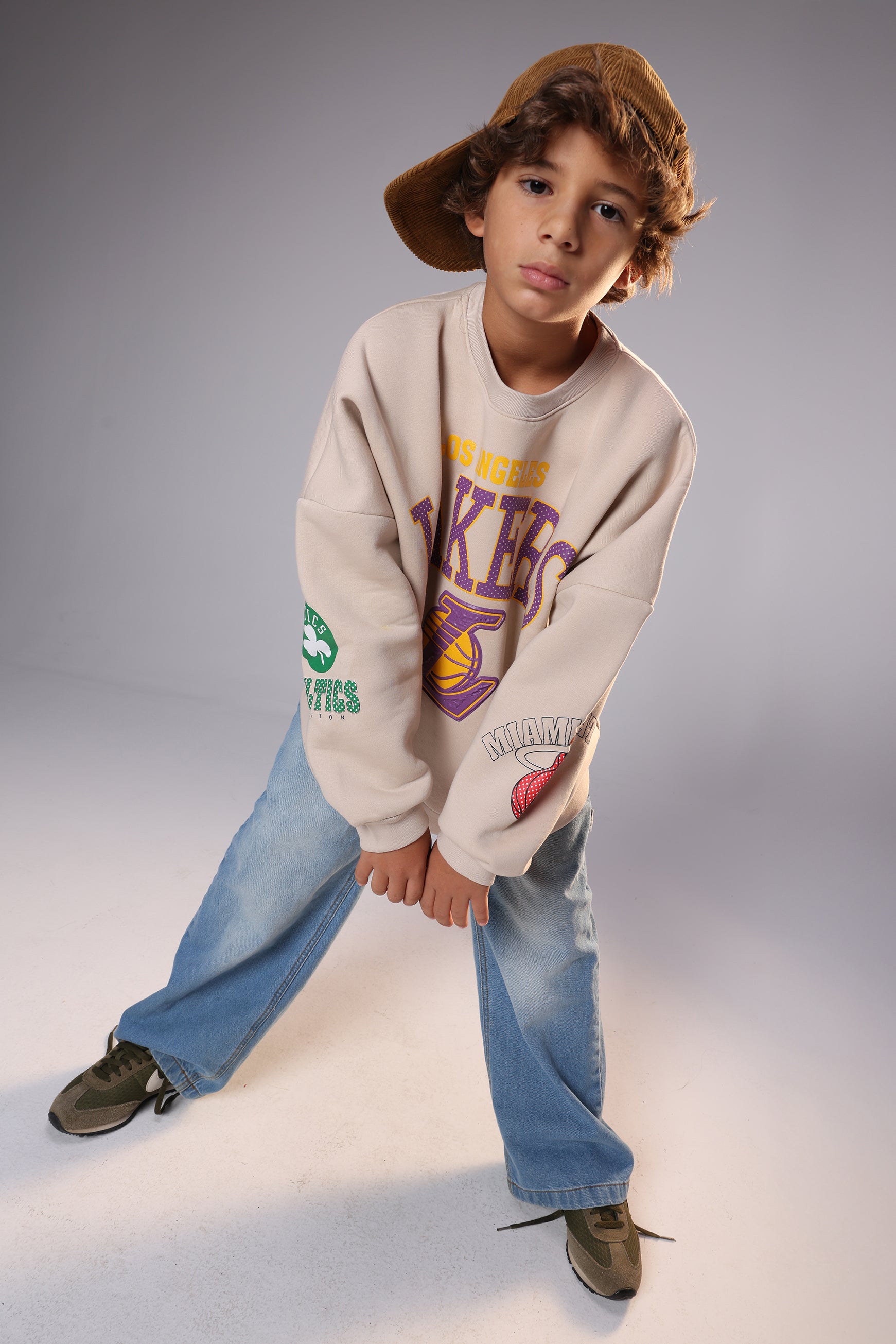 LA Lakers Oversized Sweatshirt – Street Sport Vibes