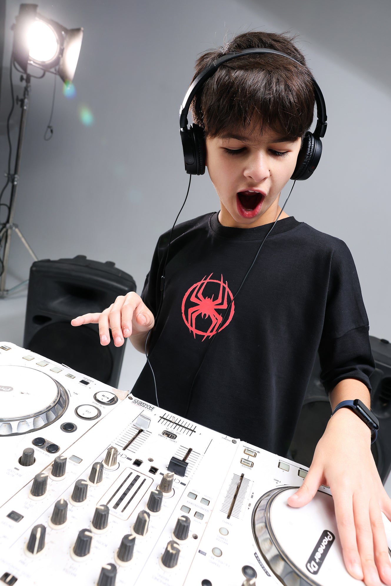 Spider-Man  Black T-Shirt for Boys