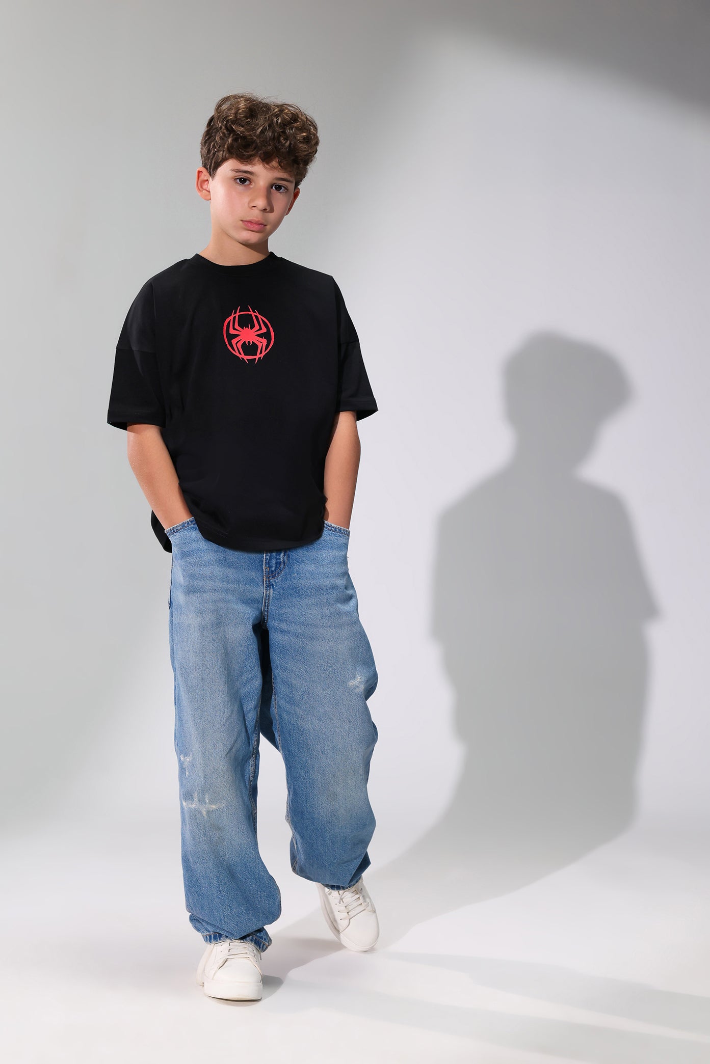 Spider-Man  Black T-Shirt for Boys