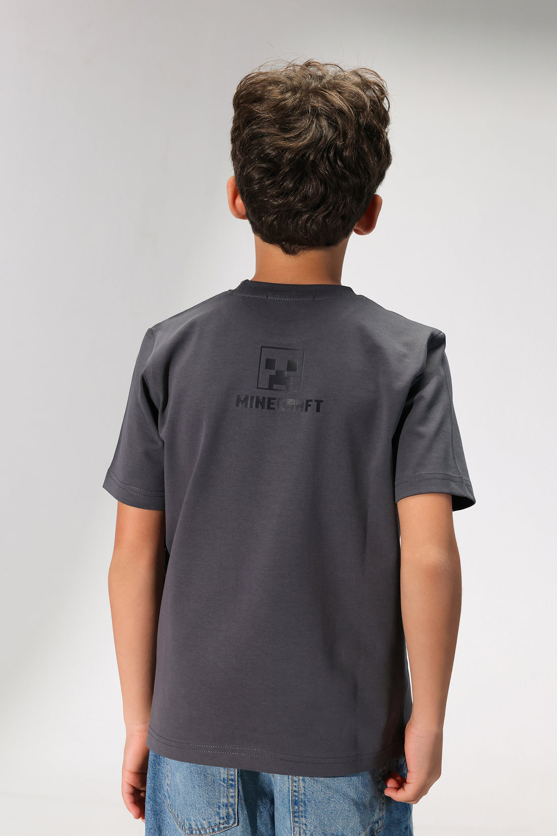 Boys Minecraft Graphic T-Shirt – Creeper Boom Print Tee