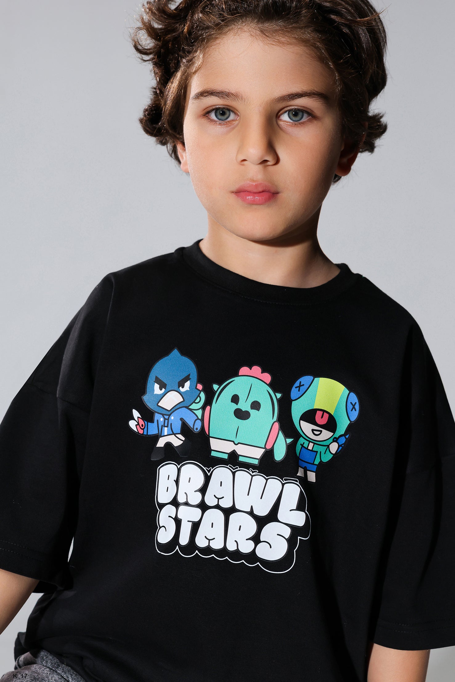 Brawl Stars  Black T-Shirt for Boys