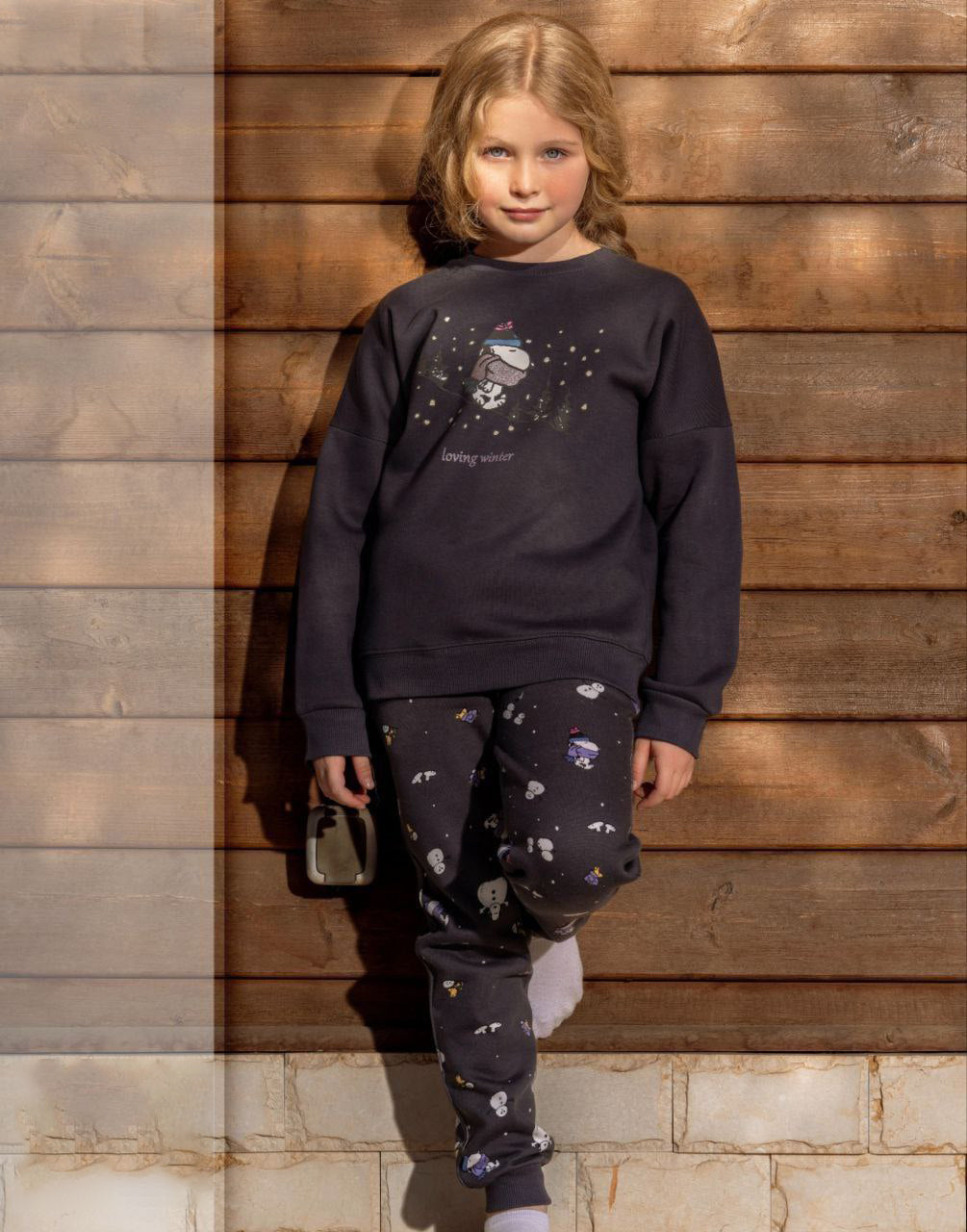 Winter Dreams Pajama – Girls’ Polar Bear Print Set
