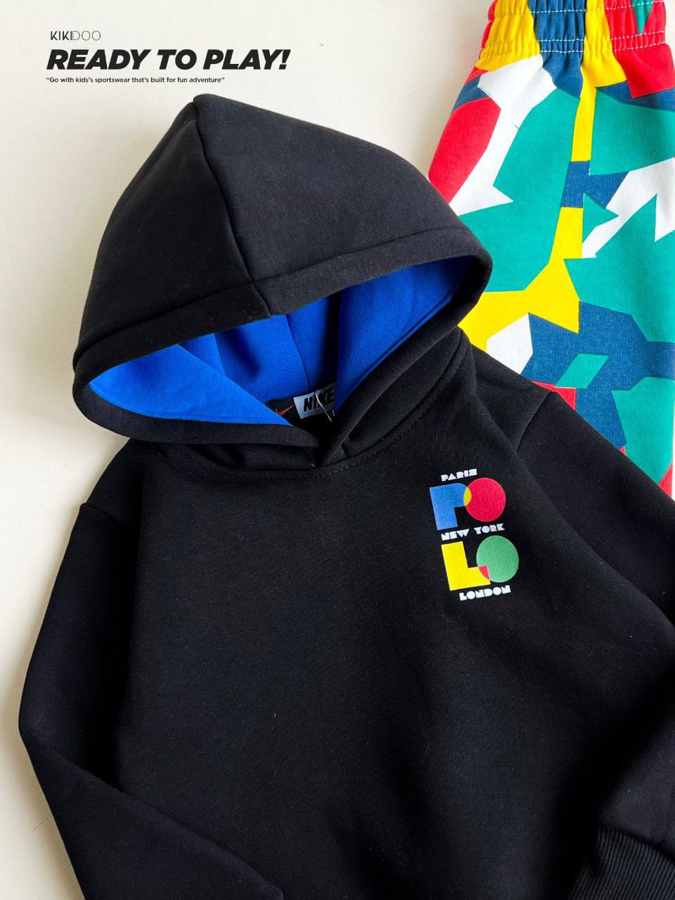 Boys Color Block Tracksuit – Bold Energy & Sporty Street Style