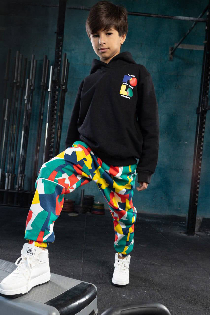 Boys Color Block Tracksuit – Bold Energy & Sporty Street Style